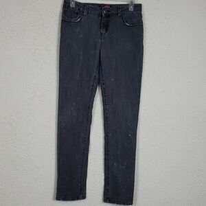 12K gray paint skinny Jean's girls size 16
